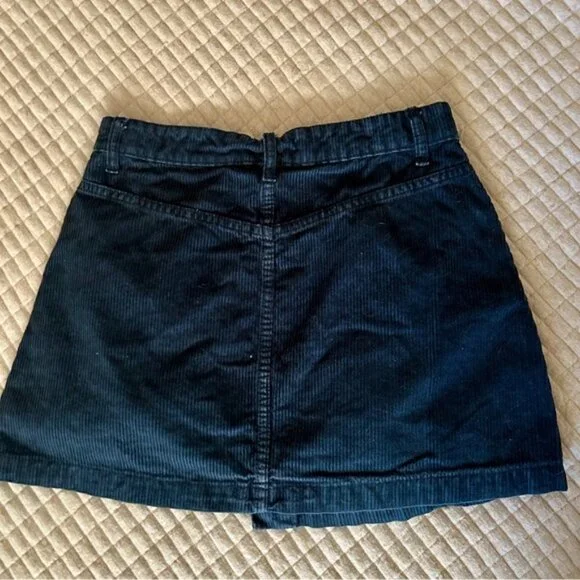 Free People Navy Blue Corduroy Mini Skirt - Picture 4 of 4